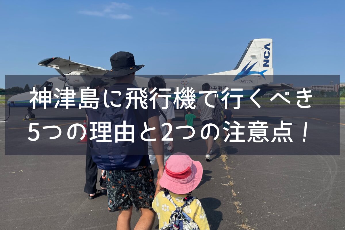 神津島へ飛行機で行く理由5選と注意点2つ！